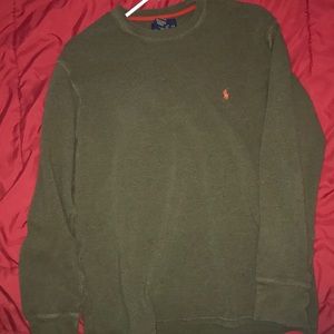 Polo Ralph Lauren waffle-knit crewneck thermal